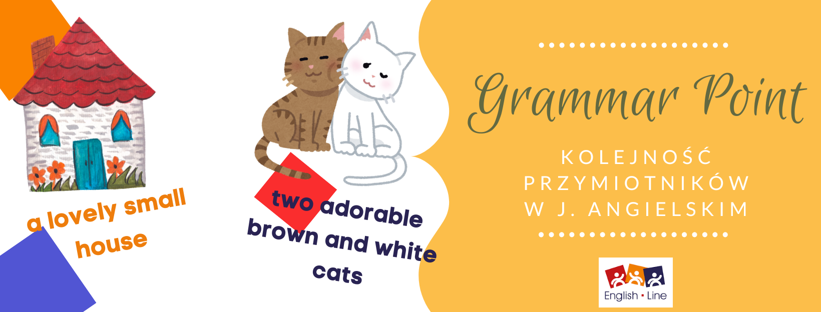 Kolejność przymiotników w języku angielskim